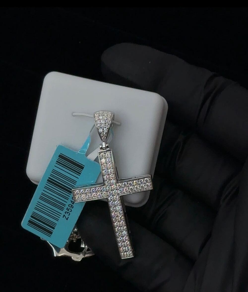 Moissanite 1.37 CTW Cross Pendant